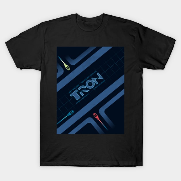 Tron T-Shirt by deimos-remus